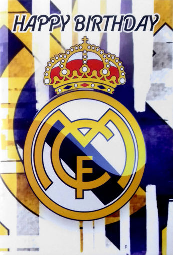 Picture of HAPPY BIRTHDAY REAL MADRID CARD